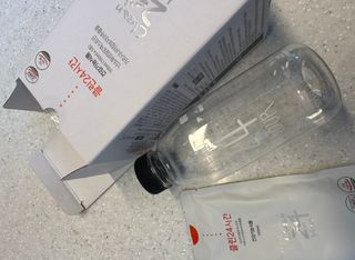 클린24시간 1BOX(5포) + 전용보틀(500ml) — 3점을 준 리뷰어가 2022년 12월 올린 사용 사진
