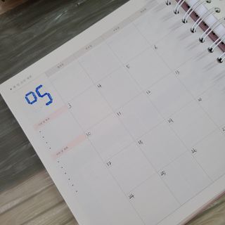 리훈 오늘쓰임 가계부 1년용 — 5점을 준 리뷰어가 2021년 5월 올린 사용 사진