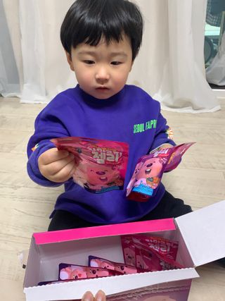 [팔도] 잔망루피젤리 믹스베리맛 42g 8개 — 4점을 준 리뷰어가 2022년 3월 올린 사용 사진