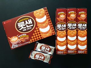 롯데제과 롯샌 카페크런치 — 5점을 준 리뷰어가 2021년 10월 올린 사용 사진