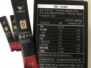 [푸름웰니스] 프리미엄 6년근 홍삼스틱 3mg x 100포 — 5점을 준 리뷰어가 2022년 2월 올린 사용 사진