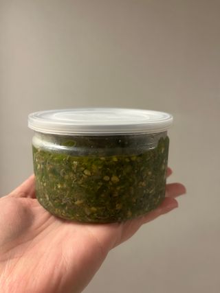 셰프애찬 수제 청양 맵짤이 400g — 5점을 준 리뷰어가 2022년 9월 올린 사용 사진