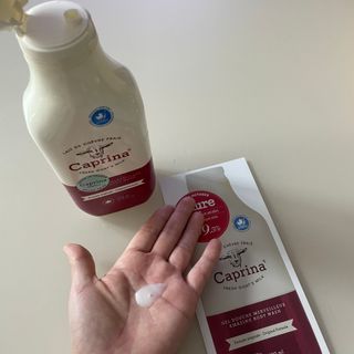 카프리나 프레쉬 산양밀크 어메이징 바디워시 500ml(오리지널향) — 5점을 준 리뷰어가 2023년 4월 올린 사용 사진