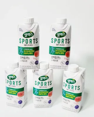셀렉스스포츠 셀렉스 스포츠 웨이 프로틴 복숭아_ 330ml x 12팩 — 5점을 준 리뷰어가 2021년 10월 올린 사용 사진