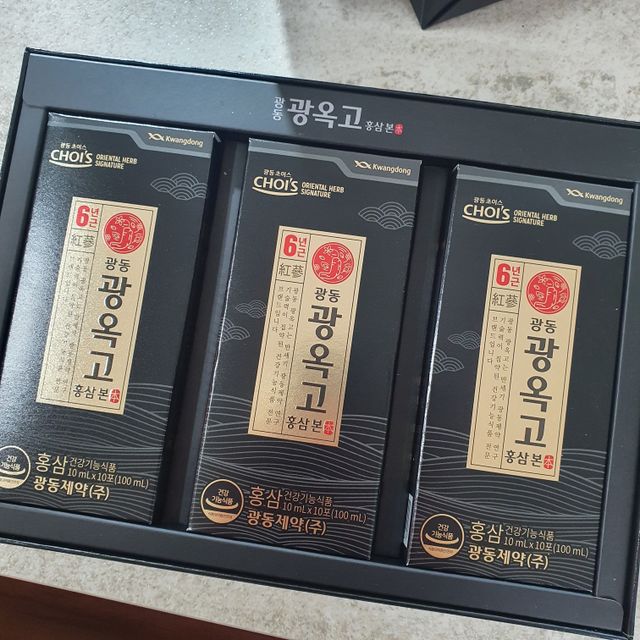 [광동제약] 광동 광옥고 홍삼 본 30포+쇼핑백 증정 리뷰 사진