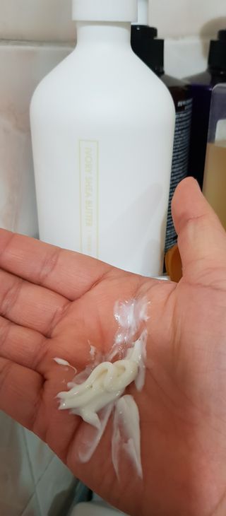멈칫(MUMCHIT) 멈칫 단백질 퀵트리트먼트 — 4점을 준 리뷰어가 2021년 12월 올린 사용 사진