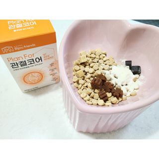 비쥬프렌즈 플랜 포 관절코어 — 3.5점을 준 리뷰어가 2022년 8월 올린 사용 사진