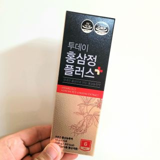 서울약사신협_투데이홍삼정플러스스틱_10g x 60포 — 5점을 준 리뷰어가 2021년 7월 올린 사용 사진