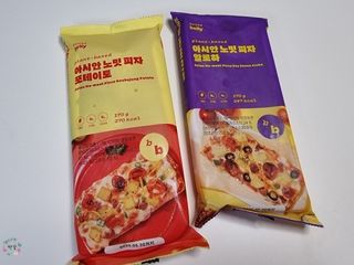 브라잇벨리 비건피자 [노밋피자알로하 & 노밋피자포테이토] 2가지맛 — 5점을 준 리뷰어가 2022년 7월 올린 사용 사진
