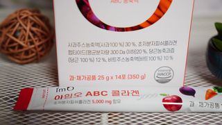 아임오 ABC 콜라겐 젤리 14포 — 5점을 준 리뷰어가 2022년 2월 올린 사용 사진