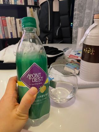 몽베스트 Montbest with Sparkling water Lemon OR Lime 20병(랜덤) — 5점을 준 리뷰어가 2021년 10월 올린 사용 사진