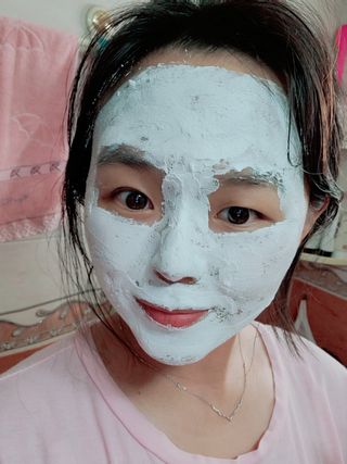 리더스코스메틱 리더스 밀크 스폰지 마스크 — 4점을 준 리뷰어가 2021년 8월 올린 사용 사진