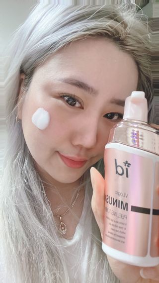 아이디플라코스메틱 아이디 브이로직 마이너스 필링 토너 110ml — 5점을 준 리뷰어가 2022년 1월 올린 사용 사진