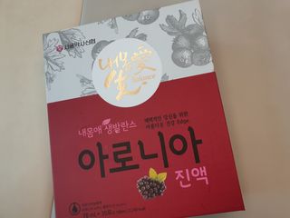 서울약사신협_내몸애생발란스아로니아_70ml x 30포 — 5점을 준 리뷰어가 2021년 7월 올린 사용 사진