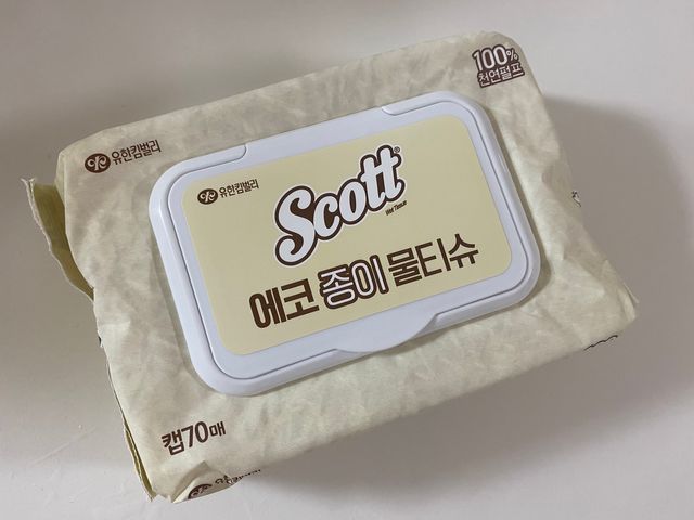 스카트 에코물티슈 리뷰 사진