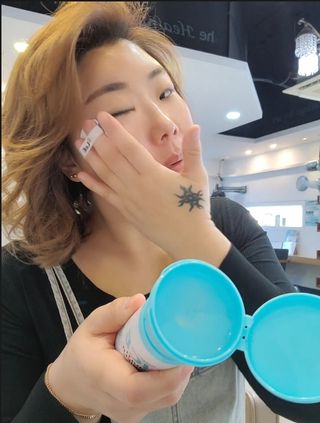 마이디플러스 아이스멀티쉴드 BC Air Puff — 5점을 준 리뷰어가 2021년 11월 올린 사용 사진