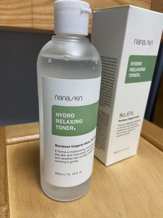 나나스킨 하이드로릴렉싱토너 — 5점을 준 리뷰어가 2021년 3월 올린 사용 사진