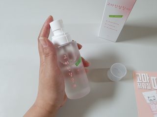 [시카앰플] 묘오한 고마진정할때 진정 스프레이 앰플 150ml — 5점을 준 리뷰어가 2021년 3월 올린 사용 사진