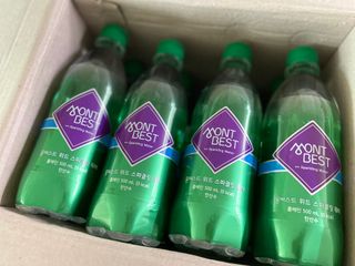몽베스트 Montbest with Sparkling water Plain 20병 — 5점을 준 리뷰어가 2022년 9월 올린 사용 사진