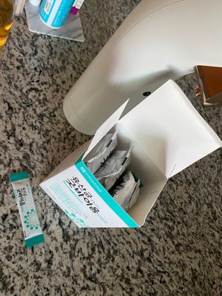 프리마인 유산균 국가지정연구소 선정, 살아있는 생유산균 200억 마리의 힘. 유산균n굿바이옴플러스 — 5점을 준 리뷰어가 2021년 9월 올린 사용 사진