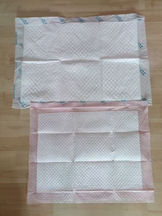아베크 펫 와이드 프리미엄 중형 애견 강아지 배변 패드 54매 1팩 45g — 5점을 준 리뷰어가 2021년 7월 올린 사용 사진
