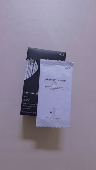 [이즈라이프코스메틱] 퍼퓸 드라이어 시트 히노끼향  or 블랑향 2중 택1 30매 — 4.5점을 준 리뷰어가 2021년 5월 올린 사용 사진