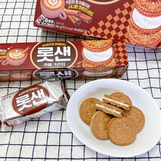 롯데제과 롯샌 카페크런치 — 5점을 준 리뷰어가 2021년 10월 올린 사용 사진