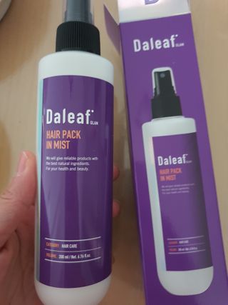 달리프 글램 헤어팩 인미스트 200ml — 5점을 준 리뷰어가 2021년 1월 올린 사용 사진