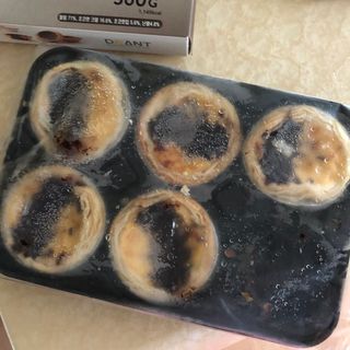 디앙뜨 포르투갈 에그타르트 오리지널 맛+패션후르츠+초콜릿타르트 맛 중 택1 — 3점을 준 리뷰어가 2021년 8월 올린 사용 사진