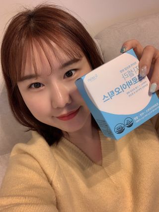 [지셀라] 프로바이오틱스 100억 유산균 보장 (1개월분 / 350mg X 30캡슐) — 5점을 준 리뷰어가 2023년 4월 올린 사용 사진