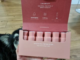 랩앤뷰티 메가 벨벳 콜라겐 12000 — 5점을 준 리뷰어가 2021년 6월 올린 사용 사진