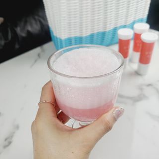 [슬림드랍 석류맛] 건기식 다이어트 보조제 겸 비타민 — 5점을 준 리뷰어가 2022년 1월 올린 사용 사진