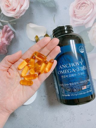 서울약사신협 Finepick_오메가365_1020mg x 365캡슐 — 5점을 준 리뷰어가 2021년 4월 올린 사용 사진
