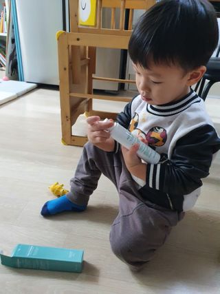셀바이져 항균 스프레이 핸드워시 + 키즈세정제 SET — 5점을 준 리뷰어가 2021년 1월 올린 사용 사진