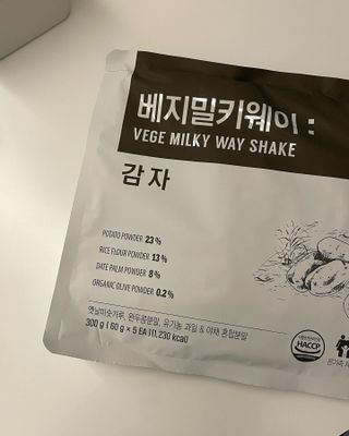 클린24시간 베지밀키웨이 감자 쉐이크 1세트 (5개) — 5점을 준 리뷰어가 2022년 10월 올린 사용 사진