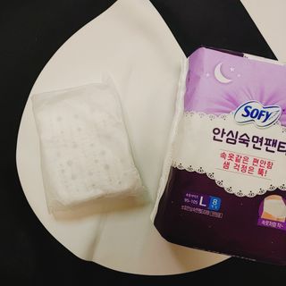 LG유니참 쏘피SOFY [SOFY] 안심숙면팬티/무표백속커버 — 4.5점을 준 리뷰어가 2021년 4월 올린 사용 사진