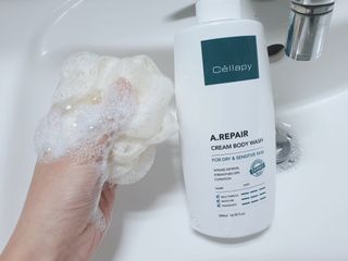 셀라피 에이리페어 크림 바디 워시 2세대 500ml — 5점을 준 리뷰어가 2021년 1월 올린 사용 사진