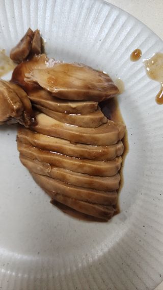 한끼통살 슬라이스 닭가슴살 — 5점을 준 리뷰어가 2023년 2월 올린 사용 사진