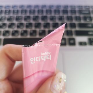 [인디닥터] 면역 생생 핑크 이뮨 젤리 — 4.5점을 준 리뷰어가 2022년 5월 올린 사용 사진