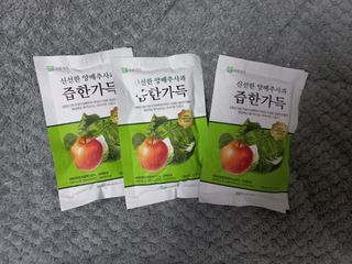 즙한가득 양배추사과즙/석류즙 30포, 선물박스 택1 — 5점을 준 리뷰어가 2022년 1월 올린 사용 사진