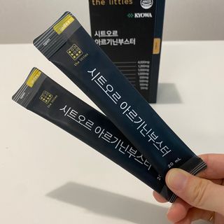 더리틀스 시트오르 아르기닌부스터 — 4점을 준 리뷰어가 2022년 11월 올린 사용 사진