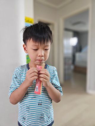 다나음 셀렌에 빠진 아연면역젤리 열대과일맛+사과맛 — 5점을 준 리뷰어가 2023년 6월 올린 사용 사진