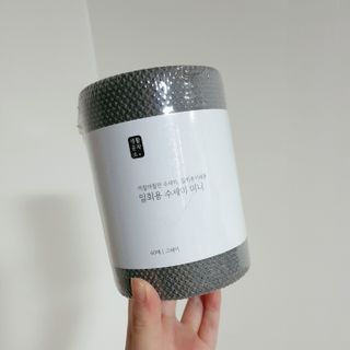 [생활공작소] 일회용 수세미 미니_그레이 60매 x 3입 — 5점을 준 리뷰어가 2021년 3월 올린 사용 사진