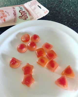 락토조이 구미젤리 복숭아맛 — 5점을 준 리뷰어가 2023년 5월 올린 사용 사진