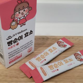 아이비웰니스 빵순이 식탁 위의 필수템! 빵순이 효소 키위맛 100포 + 석류맛 14포 (총 114포) — 5점을 준 리뷰어가 2023년 1월 올린 사용 사진