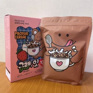 바디랩 체중조절용 프로틴시리얼 그래잇 — 4.5점을 준 리뷰어가 2022년 4월 올린 사용 사진