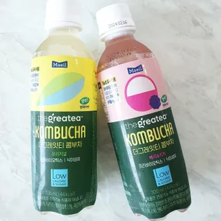 더그레잇티 콤부차 [매일유업] 더그레잇티 44kcal 콤부차 300ml *12개입 (오리지널 6개+베리리치 6개) — 5점을 준 리뷰어가 2023년 7월 올린 사용 사진
