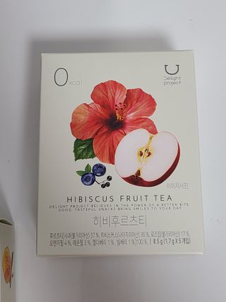 딜라이트 프로젝트 블렌딩티 우엉호박티, 히비후르츠티, 쟈스민캐모티 — 3점을 준 리뷰어가 2021년 7월 올린 사용 사진