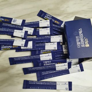 메이준뉴트리 더블액션 프리바이오틱스 플러스+ — 5점을 준 리뷰어가 2021년 4월 올린 사용 사진