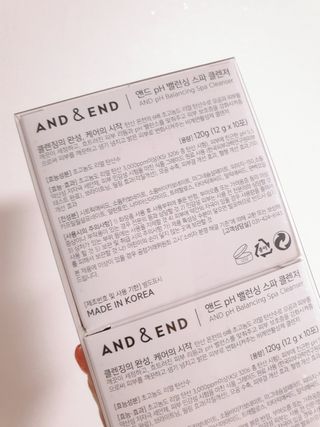 앤앤드 앤드앤엔드 pH 밸런싱 스파클렌저 — 3점을 준 리뷰어가 2021년 2월 올린 사용 사진